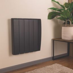 TCP  1000W Electric Wall-Mounted Convector Heater Black