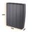 TCP  1000W Electric Wall-Mounted Convector Heater Black