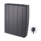 TCP  1000W Electric Wall-Mounted Convector Heater Black