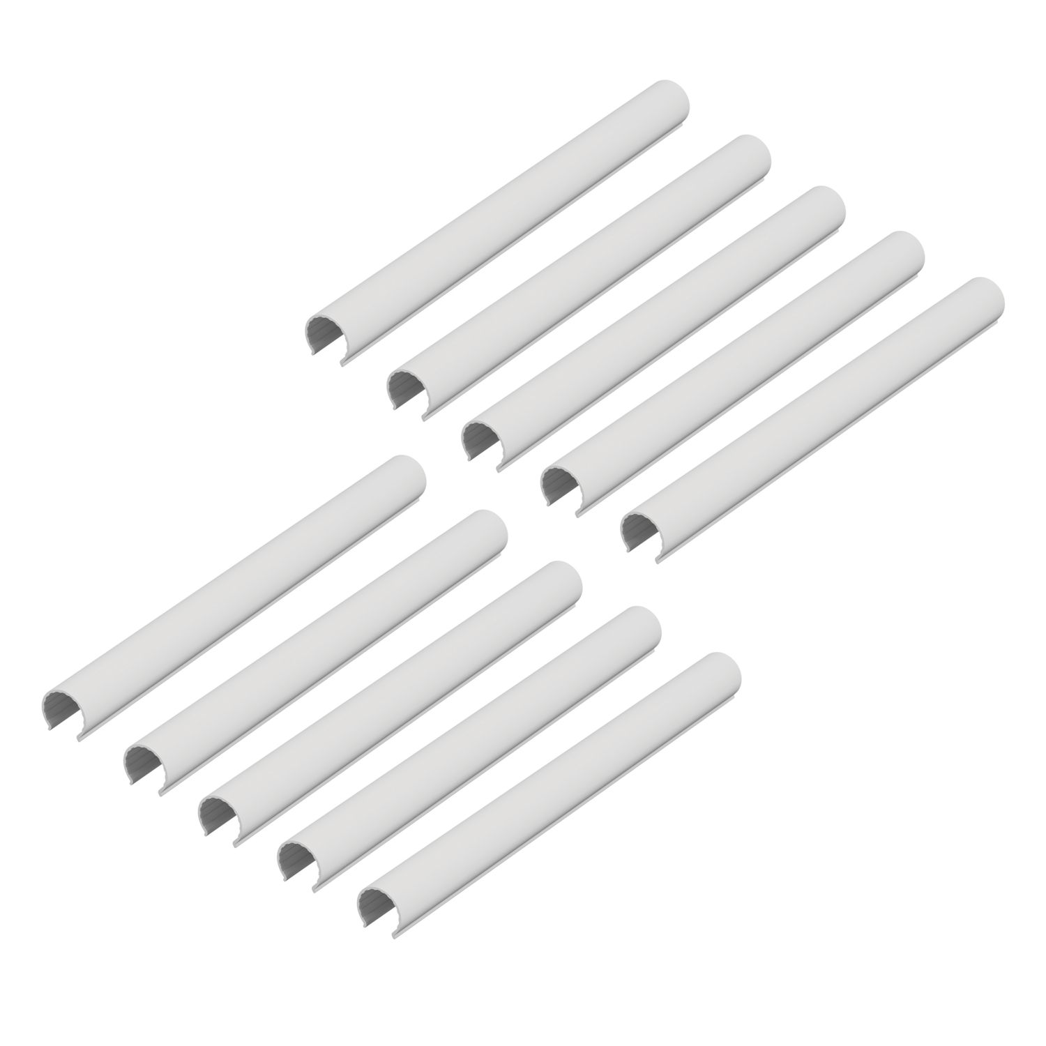 ETAL 15mm Pipe Covers White 10 Pack (797AK)