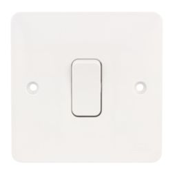 Hager Sollysta WMPS16 10A 1-Gang Intermediate Switch White