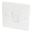 Hager Sollysta WMPS16 10A 1-Gang Intermediate Switch White