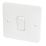 Hager Sollysta WMPS16 10A 1-Gang Intermediate Switch White