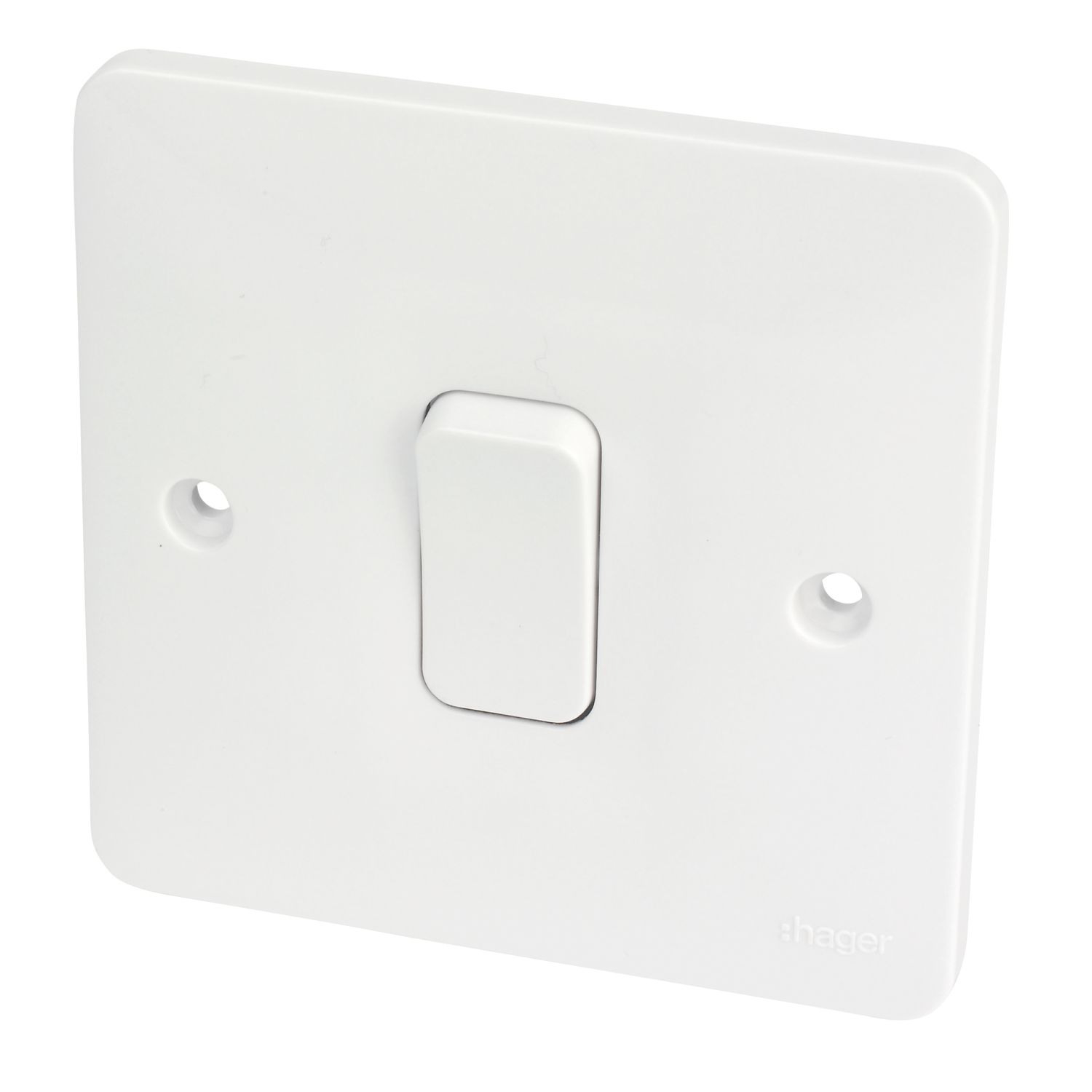 Hager Sollysta WMPS16 10A 1-Gang Intermediate Switch White (797AM)