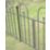 Apollo Appleton Easy Fit  Ball Top Metal Garden Fence Post 0.035m x 1.16m
