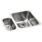 Abode Matrix R50 1.5 Bowl RH Brushed Stainless Steel Sink 572mm x 450mm