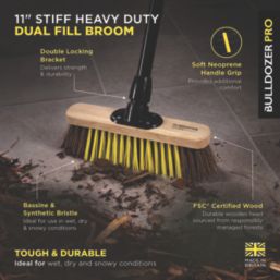 Bulldozer Pro Broom & Handle 11" (279mm)