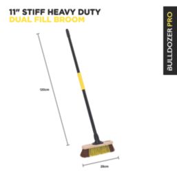 Bulldozer Pro Broom & Handle 11" (279mm)