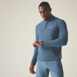 Regatta Thompson Marl Half Zip Fleece China Blue X Large 49.2" Chest