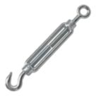 Essentials Steel Hook & Eye Turnbuckles 11mm 2 Pack