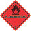 "Flammable Gas" Diamond 100mm x 100mm
