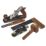 Faithfull  Carpenters Woodworking Plane & Tools 5 Piece Set