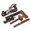 Faithfull  Carpenters Woodworking Plane & Tools 5 Piece Set