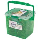 Spax  PZ Countersunk Self Drilling Woodscrews 5mm x 80mm 200 Pack