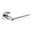 Smith & Locke Crane Fire Rated Lever on Rose Door Handles Pair Polished Chrome