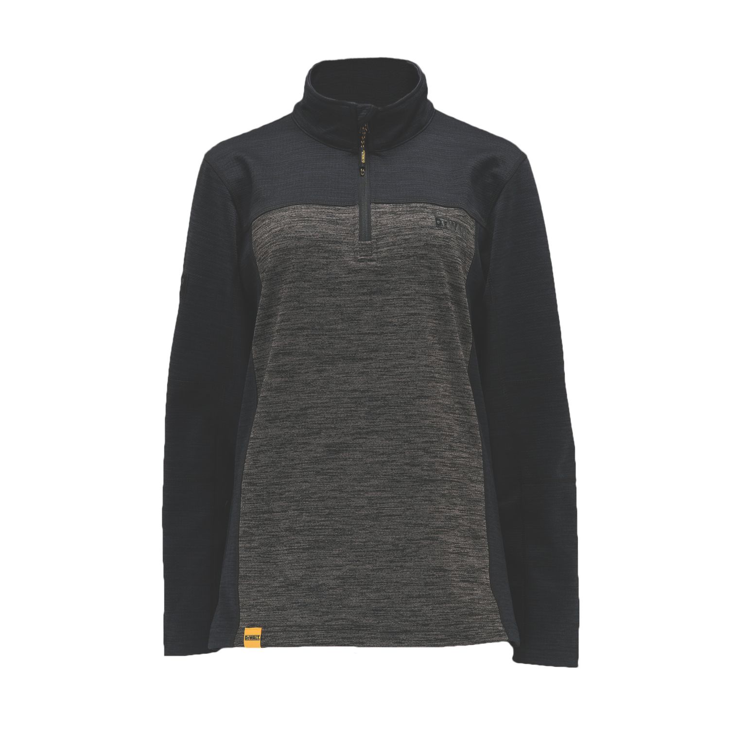 DeWalt Charlotte Womens Fleece Grey/Black Size 14 (797JE)