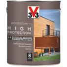 V33 2.5Ltr Mahogany Satin Water-Based Exterior Wood Stain