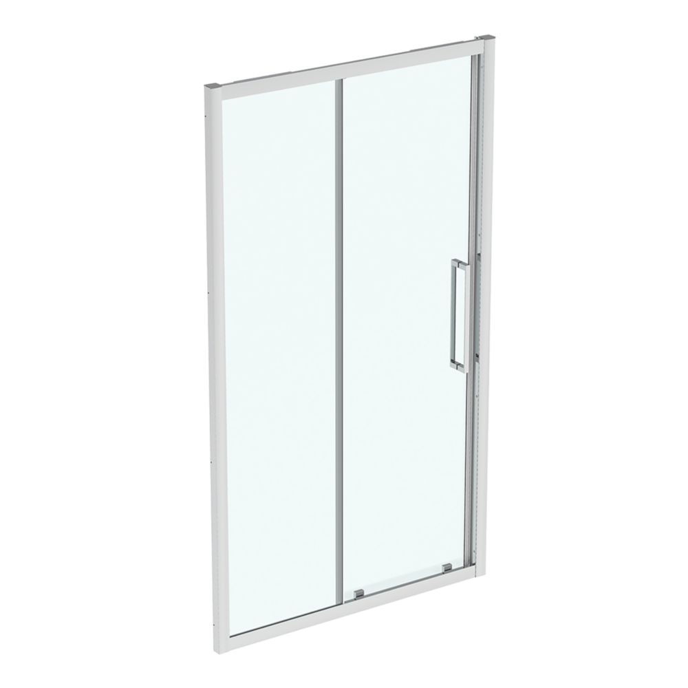 Ideal Standard I.life Semi-Framed Rectangular Sliding Shower Door Silver 1200mm x 2005mm