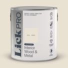 LickPro 2.5Ltr 9001 Satin Water-Based Trim Paint