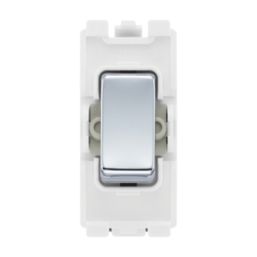 British General Nexus 20A Grid SP Control Switch Polished Chrome