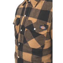 Dickies Portland Long Sleeve Shirt Khaki 3X Large 49" Chest
