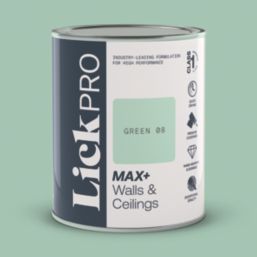 LickPro Max+ 1Ltr Green 08 Matt Emulsion  Paint