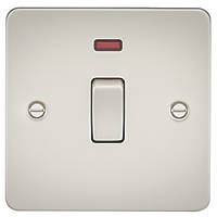 Knightsbridge FP8341NPL 20A 1-Gang DP Control Switch Pearl with LED