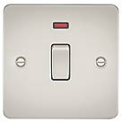 Knightsbridge  20A 1-Gang DP Control Switch Pearl with LED