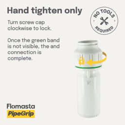 Flomasta  Polybutylene, PEX & Copper Push-Fit Reducing Coupler 25mm x 15mm
