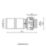 Flomasta  Polybutylene, PEX & Copper Push-Fit Reducing Coupler 25mm x 15mm