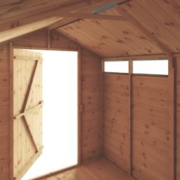 Mercia Security 6' x 7' 6" (Nominal) Apex Shiplap T&G Timber Shed