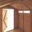 Mercia Security 6' x 7' 6" (Nominal) Apex Shiplap T&G Timber Shed