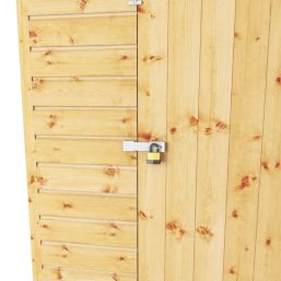 Mercia Security 6' x 7' 6" (Nominal) Apex Shiplap T&G Timber Shed