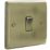 British General Nexus Metal 10AX 1-Gang 2-Way Light Switch  Antique Brass