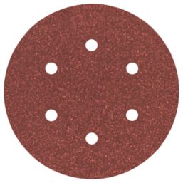Bosch   Sanding Discs Punched 150mm 80 Grit 5 Pack