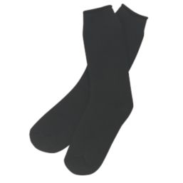 SockShop Heat Holders Thermal Socks Black Size 6-11 - Screwfix