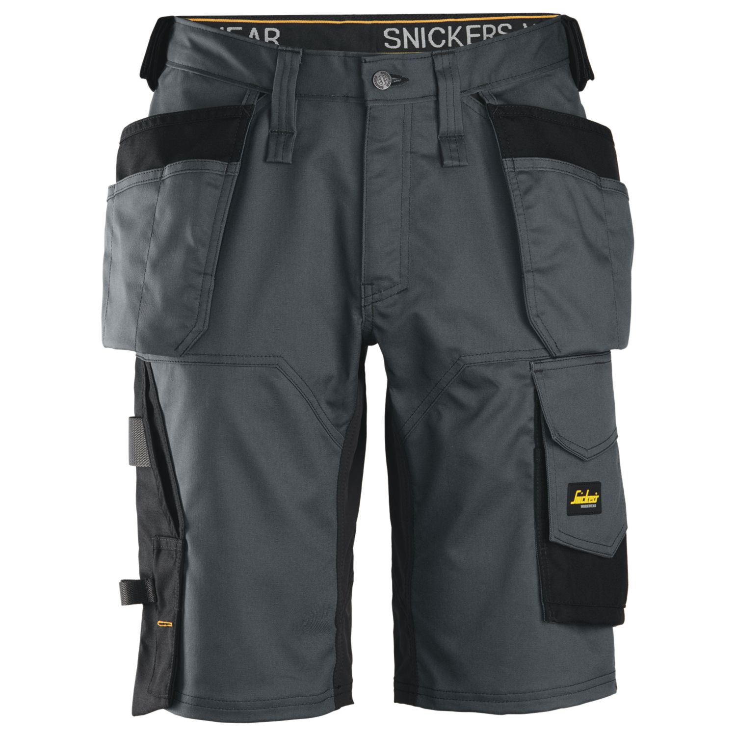 Snickers 6151 Stretch Work Shorts Steel Grey / Black 39" W (798AF)