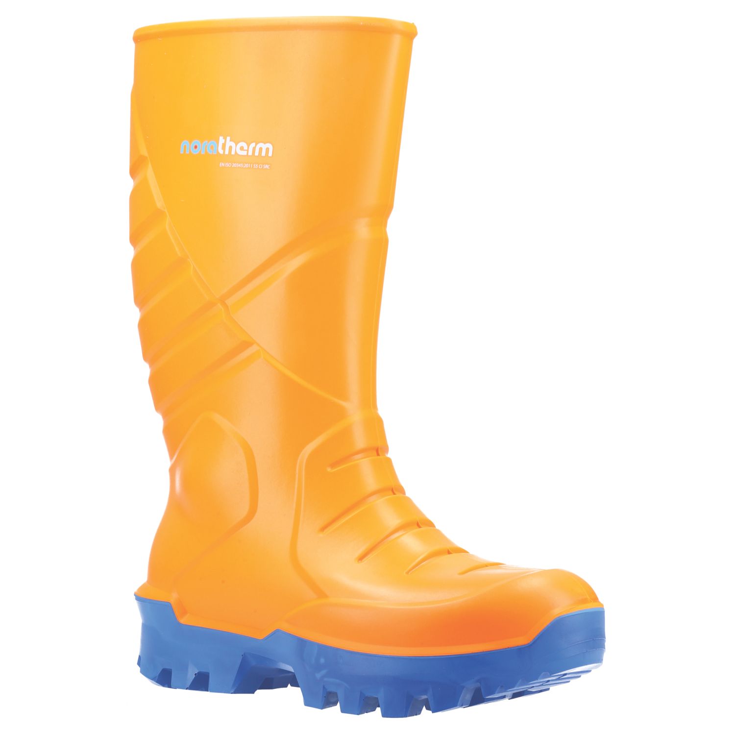 Nora Noratherm S5 Size 7 Orange Steel Toe Cap Safety Wellies (798AU)