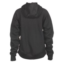 Scruffs Tamworth Logo Womens Hoodie Black Size 14