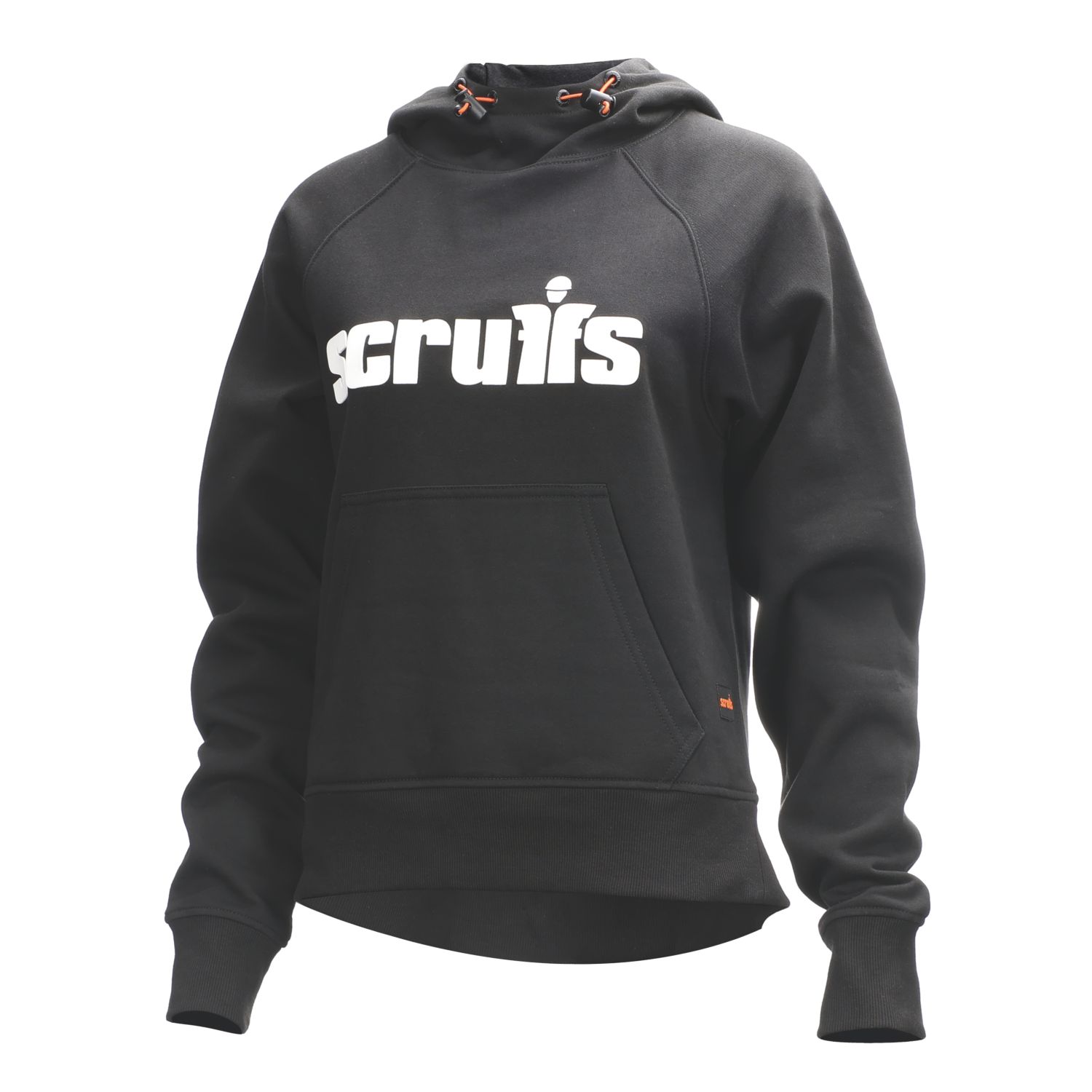 Scruffs Tamworth Logo Womens Hoodie Black Size 14 (798EJ)
