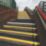 COBA  Black/White GRP Stair Tread 1m x 345mm x 55mm