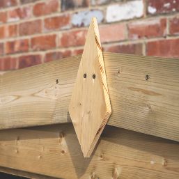 Forest OALGSTHD 6' 6" x 2' 6" (Nominal) Timber Log Store