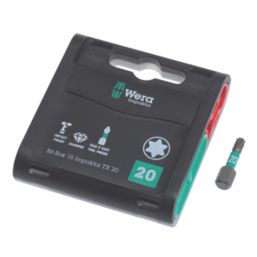 Wera Impaktor 867/1 1/4" 25mm Hex Shank TX20 TriTorsion Diamond Coated Bits 15 Pack