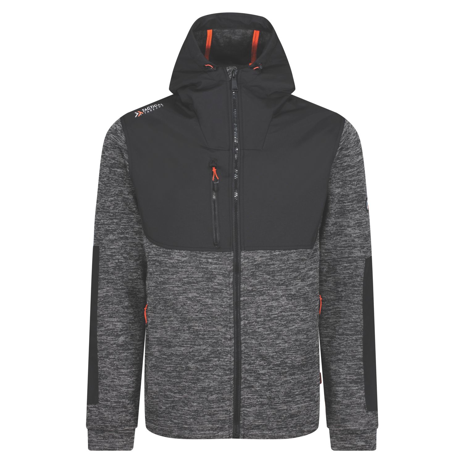 Regatta Heist Hybrid Fleece Jacket Ash Marl/Black 2X Large 47" Chest (798JG)