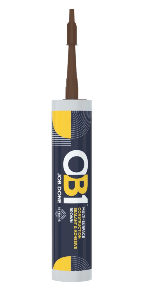 OB1  Multi-Surface Sealant & Adhesive Brown 290ml