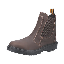 Amblers FS131   Safety Dealer Boots Brown Size 7