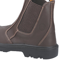 Amblers FS131   Safety Dealer Boots Brown Size 7
