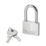 Master Lock   Weatherproof Long Shackle  Wide Solid Padlock Aluminium 40mm