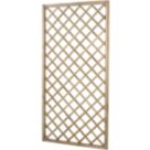Forest Hidcote Softwood Rectangular Garden Trellis 3' x 6' 5 Pack