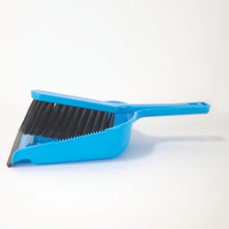Hillbrush Dustpan & Soft Banister Brush Set Blue 12 Pack